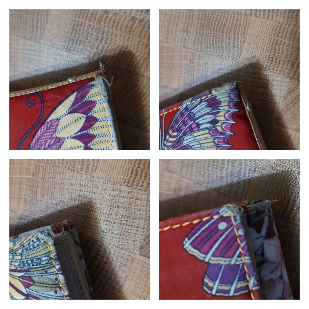 RARE Ferragamo vintage jungle tiger print compact wallet - Picture 8 of 9